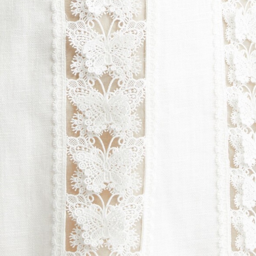 Zimmermann
Flutter Butterfly Lace Long Sleeve Linen Dress. - Picture 9 of 14